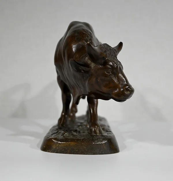 BRONZE Stier von L. VIDAL