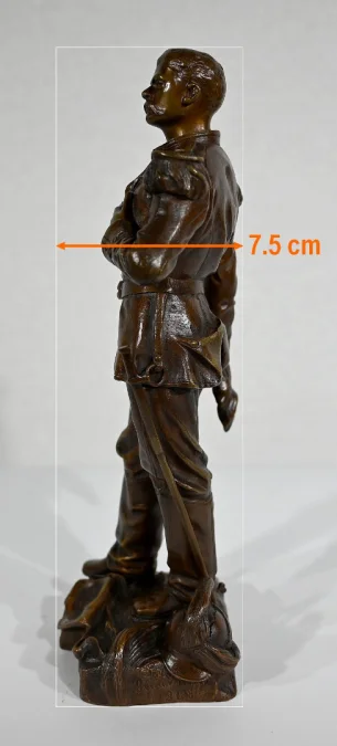BRONZESTATUETTE von C. ANFRIE