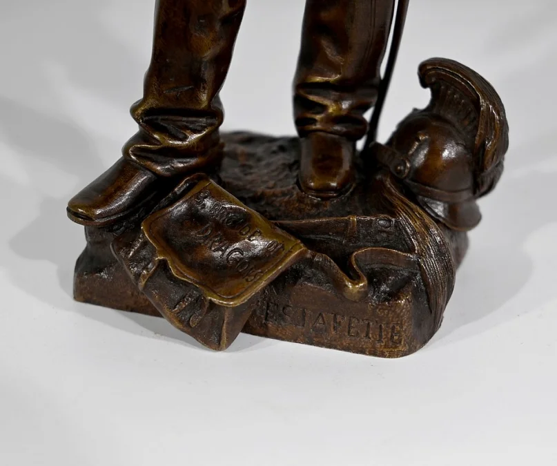 BRONZESTATUETTE von C. ANFRIE
