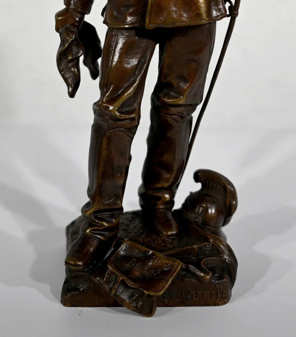 BRONZESTATUETTE von C. ANFRIE