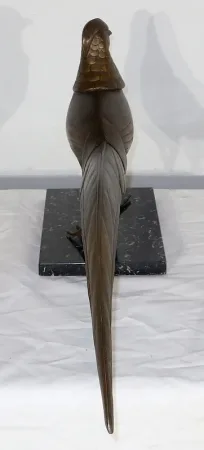 Importante Sculpture de Lorino, « Le faisan » , Art Déco – Début XXe