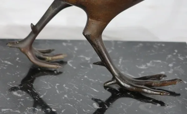 Importante Sculpture de Lorino, « Le faisan » , Art Déco – Début XXe