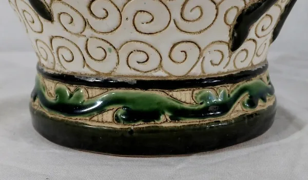 Vase en Céramique émaillée, Chine – 2ème partie XIXe