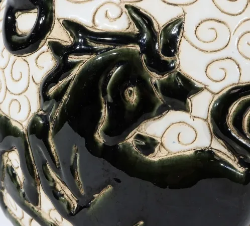 Vase en Céramique émaillée, Chine – 2ème partie XIXe