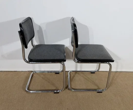 Paire de Chaises Cesca B32 de M. Breuer – XXe