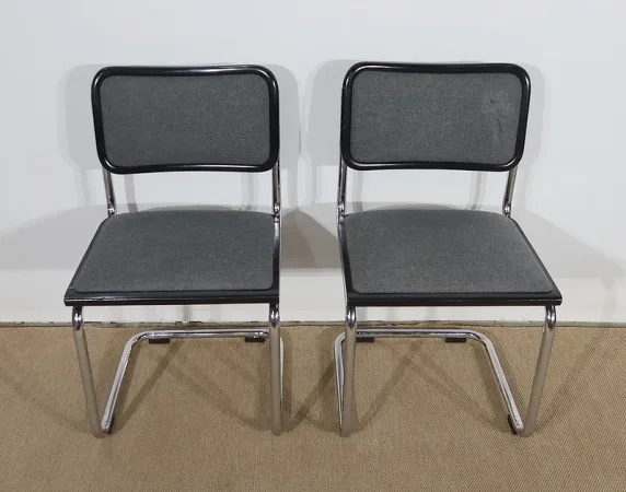 Paire de Chaises Cesca B32 de M. Breuer – XXe