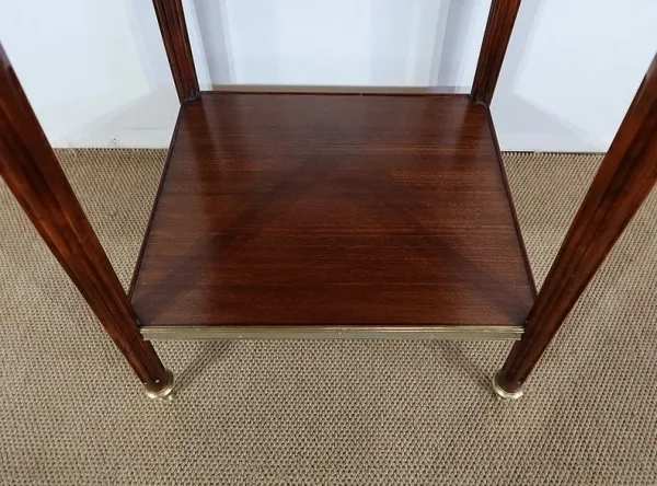 Petit Meuble de Milieu en Acajou massif et Marbre, style Louis XVI – 1900