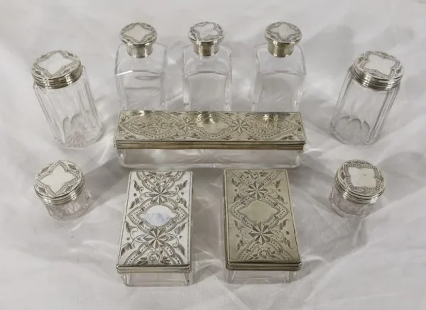 Coffret à toilette en Bois de Serpent signé « John Bagshaw & Sons », Angleterre - 2ème partie XIXe