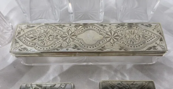 Coffret à toilette en Bois de Serpent signé « John Bagshaw & Sons », Angleterre - 2ème partie XIXe