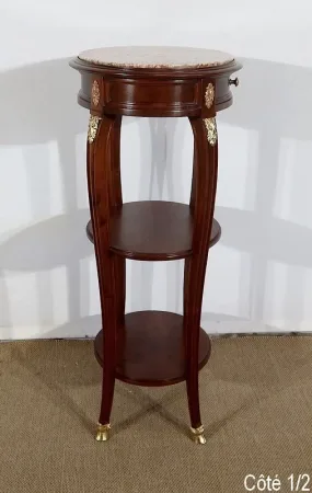 Petite Table de Salon en Acajou massif, goût Louis XVI – Début XXe