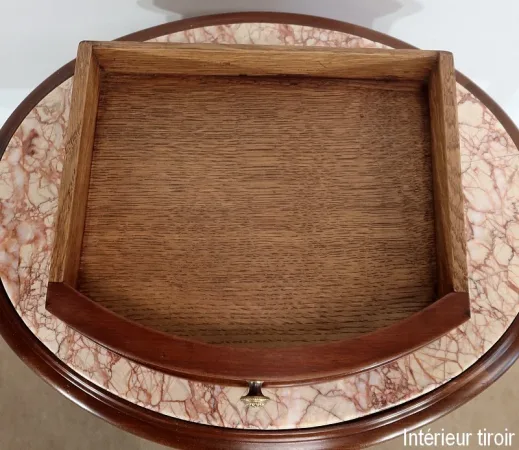 Petite Table de Salon en Acajou massif, goût Louis XVI – Début XXe