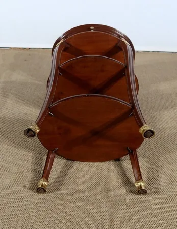 Petite Table de Salon en Acajou massif, goût Louis XVI – Début XXe