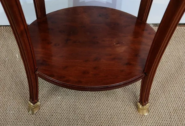 Petite Table de Salon en Acajou massif, goût Louis XVI – Début XXe
