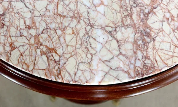 Petite Table de Salon en Acajou massif, goût Louis XVI – Début XXe