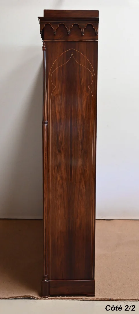 THREE DOOR BOOKCASE