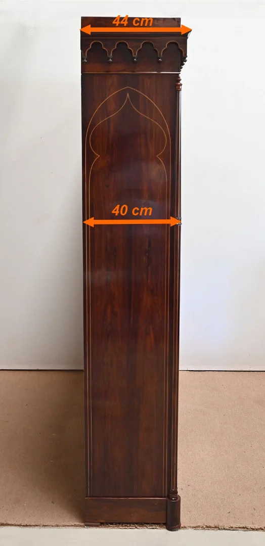 THREE DOOR BOOKCASE