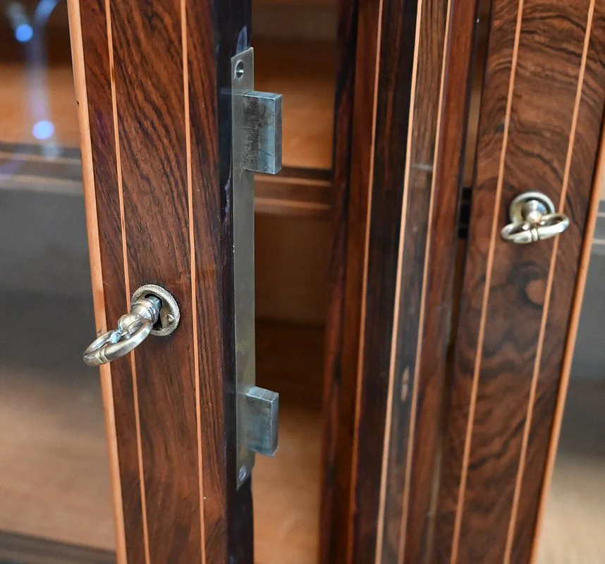 THREE DOOR BOOKCASE