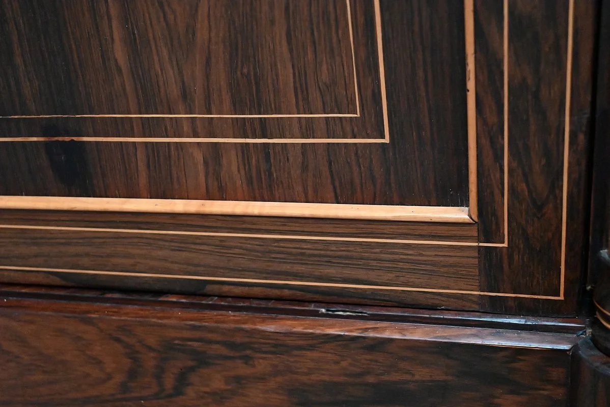 THREE DOOR BOOKCASE