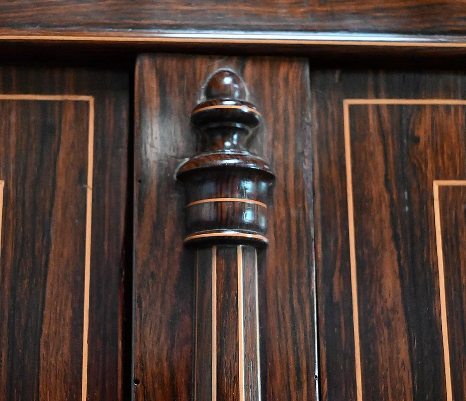 THREE DOOR BOOKCASE