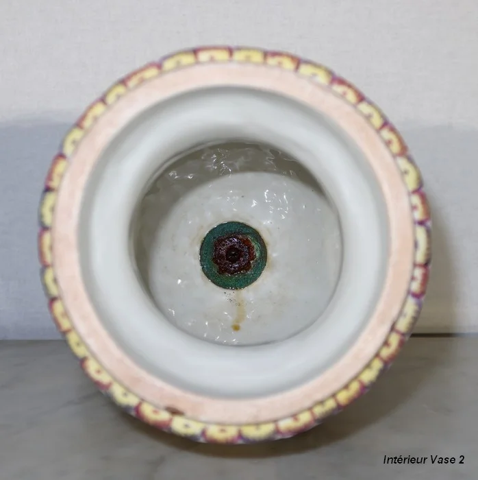 PAIR OF CAPODIMONTE VASES