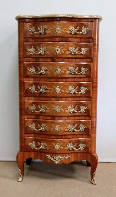 LOUIS XV STYLE CHEST OF DRAWERS