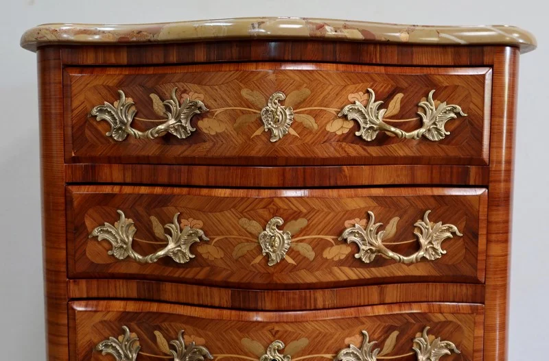 LOUIS XV STYLE CHEST OF DRAWERS