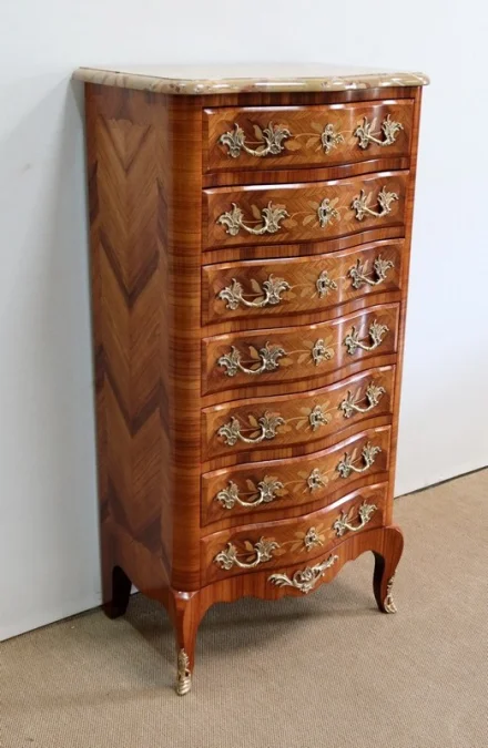 LOUIS XV STYLE CHEST OF DRAWERS