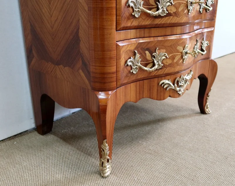 LOUIS XV STYLE CHEST OF DRAWERS