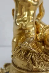 Groupe en Bronze Doré, goût Louis XV, époque Napoléon III – circa 1850