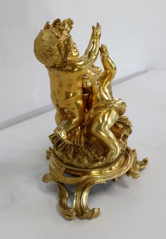 Groupe en Bronze Doré, goût Louis XV, époque Napoléon III – circa 1850