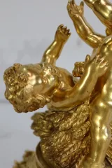 Groupe en Bronze Doré, goût Louis XV, époque Napoléon III – circa 1850
