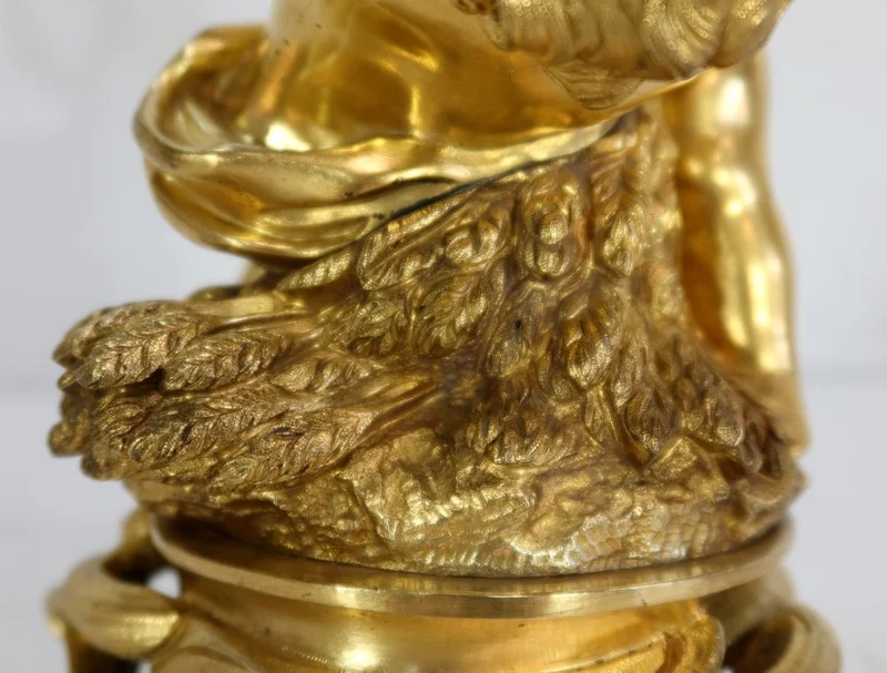 Groupe en Bronze Doré, goût Louis XV, époque Napoléon III – circa 1850