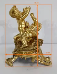 Groupe en Bronze Doré, goût Louis XV, époque Napoléon III – circa 1850