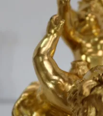 Groupe en Bronze Doré, goût Louis XV, époque Napoléon III – circa 1850