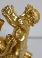 Groupe en Bronze Doré, goût Louis XV, époque Napoléon III – circa 1850