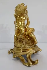 Groupe en Bronze Doré, goût Louis XV, époque Napoléon III – circa 1850