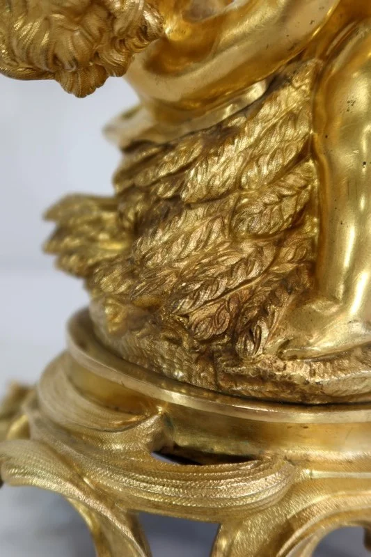 Groupe en Bronze Doré, goût Louis XV, époque Napoléon III – circa 1850