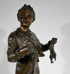 STATUETTA IN BRONZO di C. ANFRIE