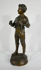STATUETTA IN BRONZO di C. ANFRIE