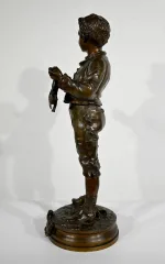 STATUETTA IN BRONZO di C. ANFRIE