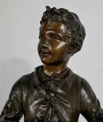 STATUETTA IN BRONZO di C. ANFRIE