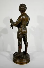 STATUETTA IN BRONZO di C. ANFRIE