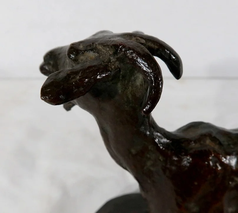 Bronze « Chèvre et ses chevreaux » d’A.Bitter – 1ère partie du XXe