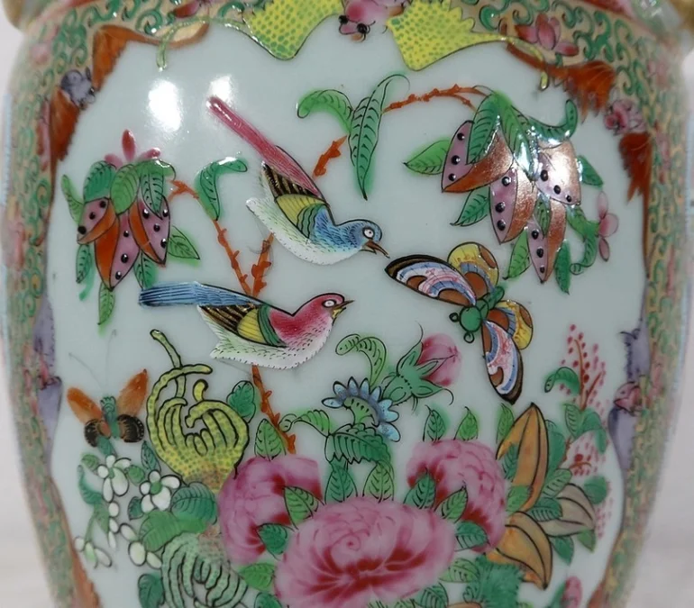 KANTON-PORZELLAN-VASE