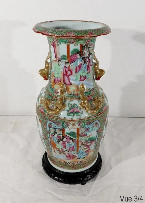 KANTON-PORZELLAN-VASE