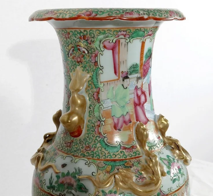 KANTON-PORZELLAN-VASE