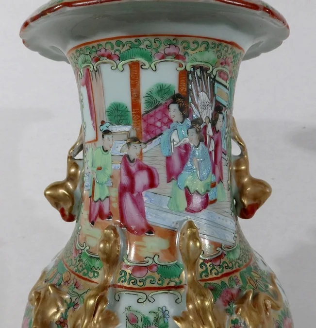 KANTON-PORZELLAN-VASE