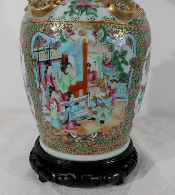 KANTON-PORZELLAN-VASE
