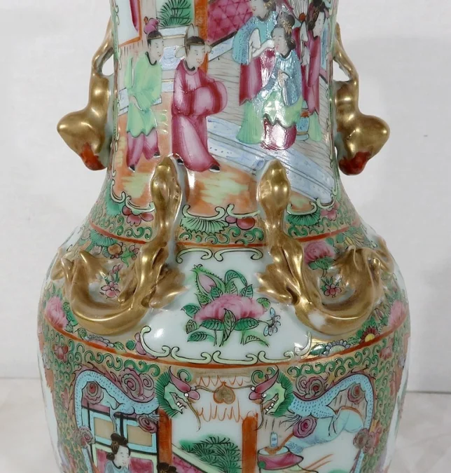 KANTON-PORZELLAN-VASE