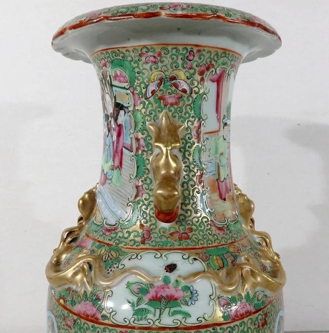 KANTON-PORZELLAN-VASE